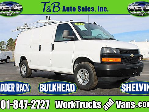 Used 2024 Chevrolet Express 2500 WT 135WB CARGO VAN w/ Driver Convenience Package image 1
