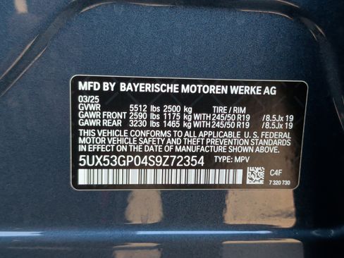 Certified 2025 BMW X3 xDrive30i image 41