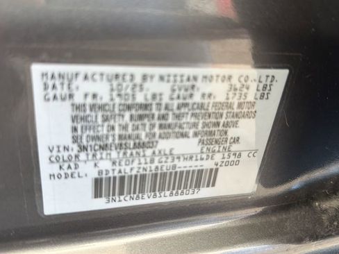 Certified 2025 Nissan Versa SV w/ Trunk Package FWD image 19
