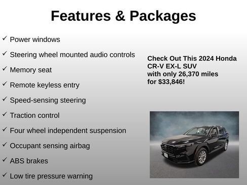 Certified 2024 Honda CR-V EX-L image 12