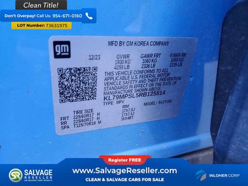 Used 2024 Chevrolet TrailBlazer LT w/ Convenience Package FWD image 17