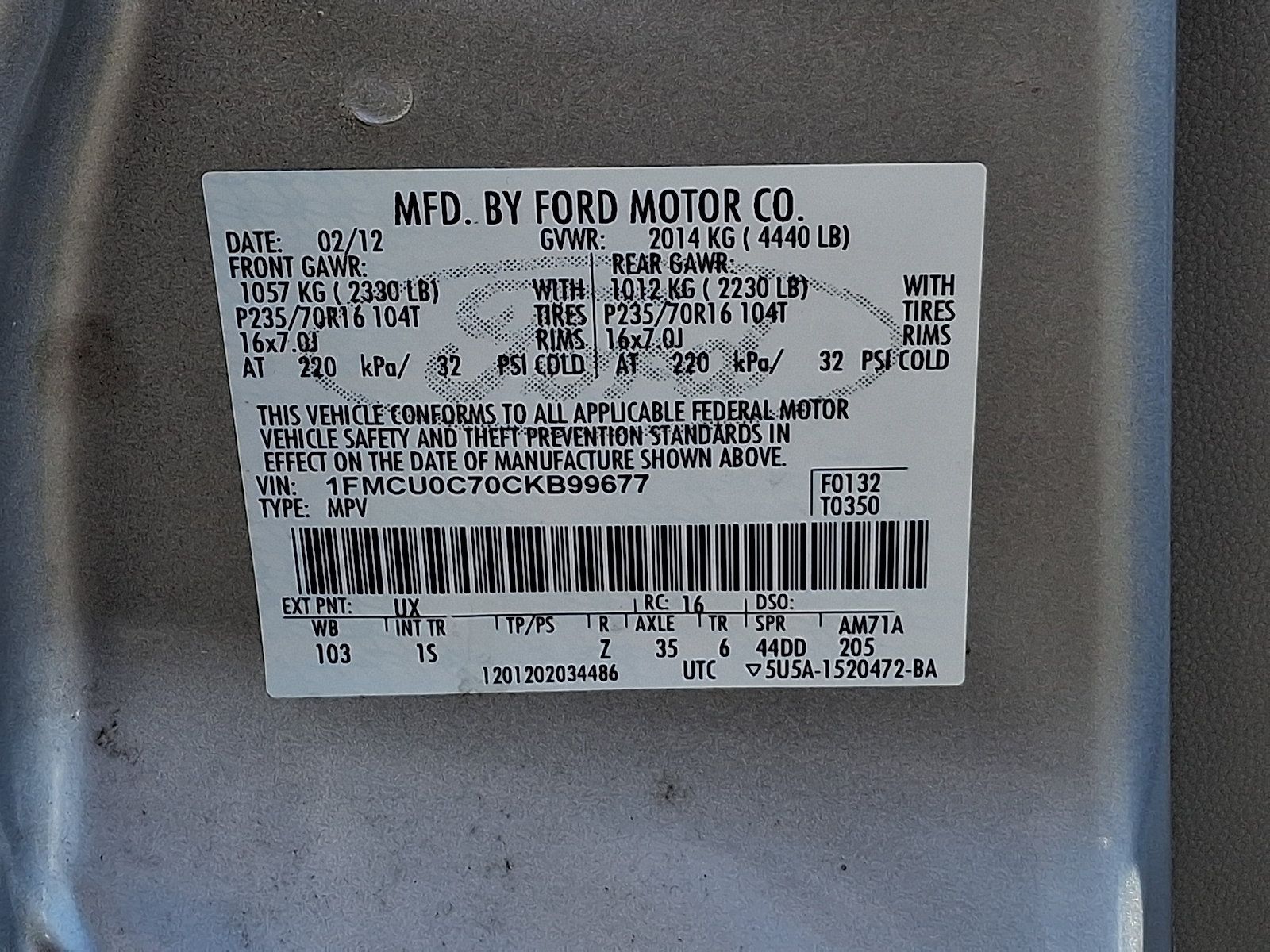 Used 2012 Ford Escape XLS FWD image 26