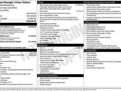 Used 2024 Jeep Wrangler Sahara w/ Technology Group image 27