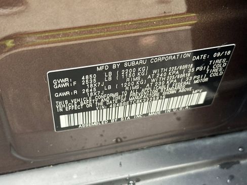 Used 2019 Subaru Outback 3.6R Touring w/ Popular Package #3A image 43