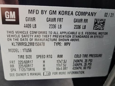 Used 2021 Chevrolet TrailBlazer LT w/ Convenience Package image 33