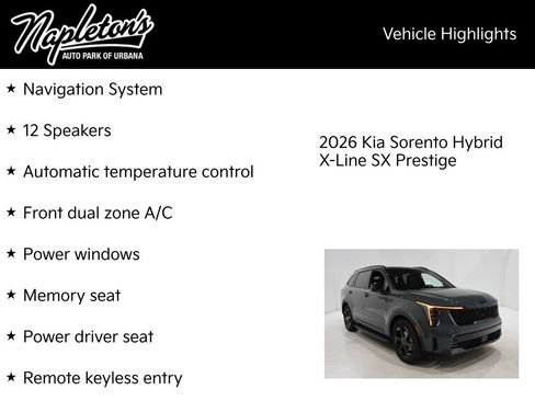 New 2026 Kia Sorento SX Prestige AWD/4WD image 15