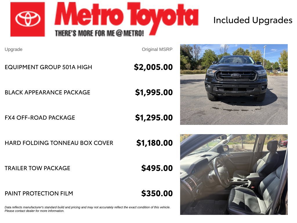 Used 2023 Ford Ranger Lariat w/ Equipment Group 501A High AWD/4WD image 4