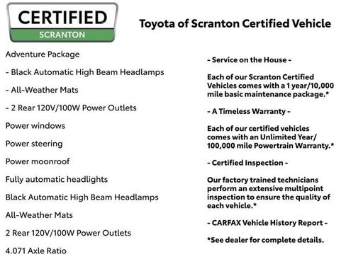 Used 2018 Toyota RAV4 Adventure AWD/4WD image 2
