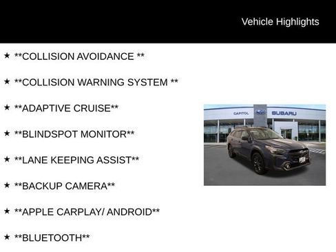 Used 2024 Subaru Outback Onyx Edition XT image 5