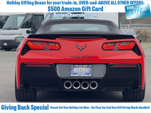 Used 2016 Chevrolet Corvette Stingray Convertible w/ Carbon Flash Badge Package image 4