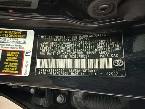 Used 2014 Toyota Camry LE FWD image 24