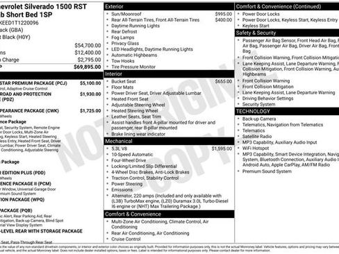New 2026 Chevrolet Silverado 1500 RST AWD/4WD image 6