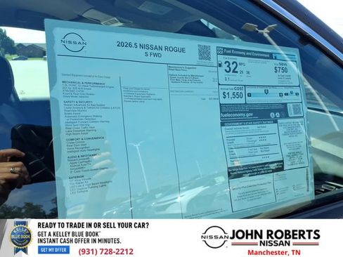 New 2026 Nissan Rogue S FWD image 19
