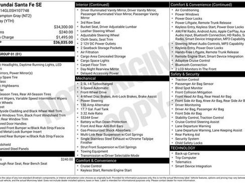 Used 2025 Hyundai Santa Fe SE FWD image 4