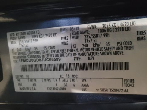 Used 2018 Ford Escape SE image 33