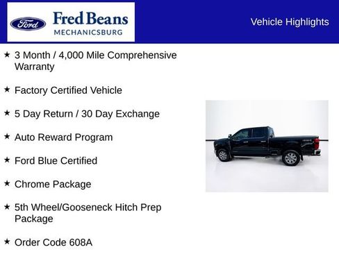 Certified 2023 Ford F250 Lariat w/ Chrome Package AWD/4WD image 7