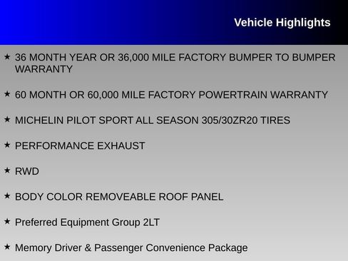 Used 2024 Chevrolet Corvette Stingray Preferred Cpe RWD image 12