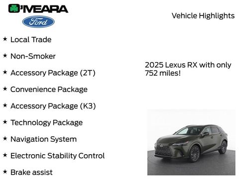 Used 2025 Lexus RX 450h AWD w/ Convenience Package image 8