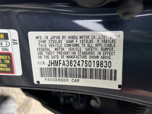 Used 2007 Honda Civic Hybrid Sedan image 18