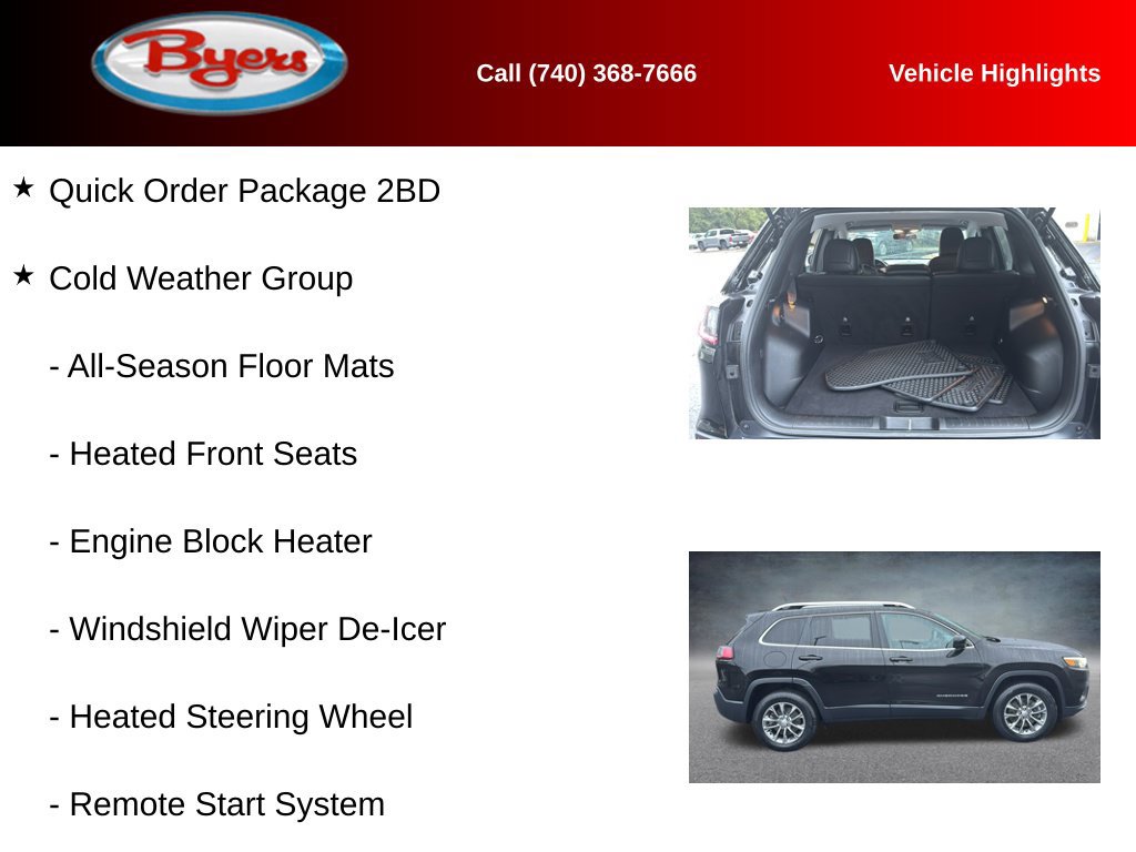 Used 2019 Jeep Cherokee Latitude Plus w/ Cold Weather Group AWD/4WD image 11