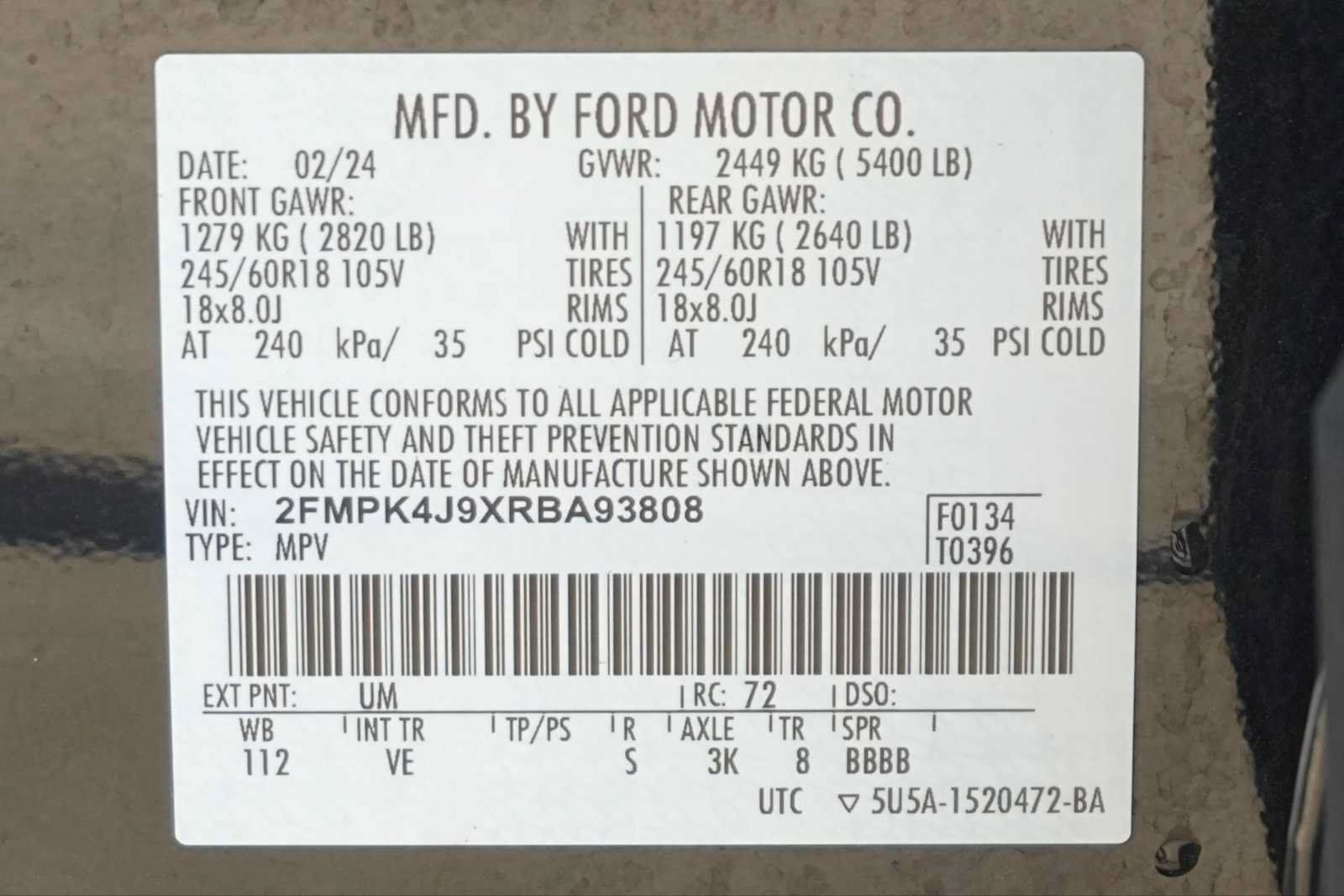 Used 2024 Ford Edge SEL AWD/4WD image 30