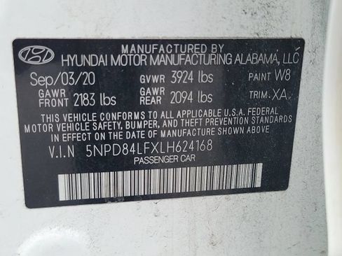 Used 2020 Hyundai Elantra SEL w/ Cargo Package (C1) FWD image 5