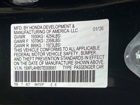 Used 2026 Honda Civic Sport image 30