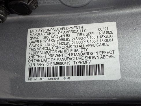 Used 2021 Honda Pilot EX image 39