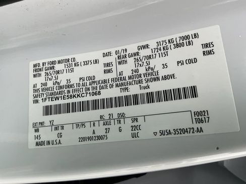 Used 2019 Ford F150 XL w/ Equipment Group 101A Mid image 44