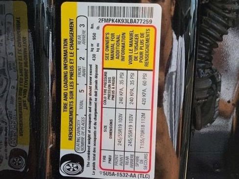 Used 2020 Ford Edge Titanium w/ Equipment Group 301A AWD/4WD image 1
