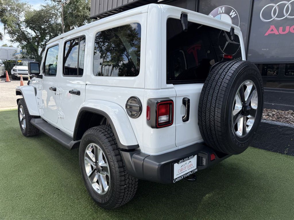 Used 2021 Jeep Wrangler Unlimited Sahara w/ Uconnect 4C Nav & Sound Group AWD/4WD image 4