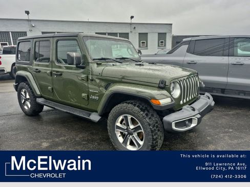 Used 2021 Jeep Wrangler Unlimited Sahara image 1