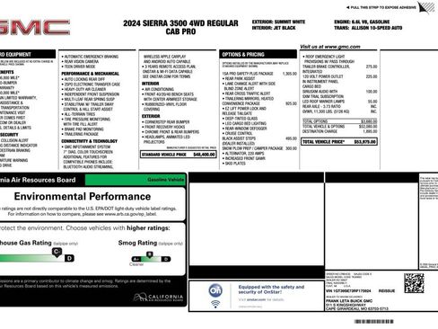 Used 2024 GMC Sierra 3500 Pro w/ 1SA Pro Safety Plus Package AWD/4WD image 34