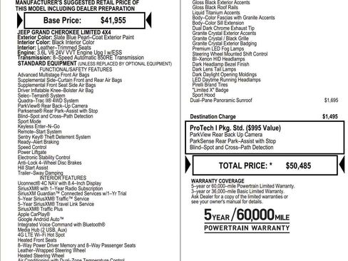 Used 2020 Jeep Grand Cherokee Limited X image 2