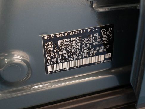 Certified 2025 Honda HR-V Sport image 33