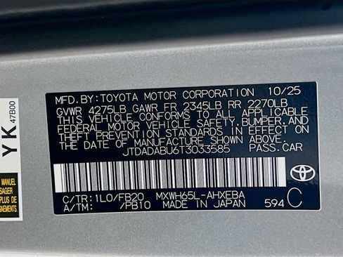 New 2026 Toyota Prius LE image 20