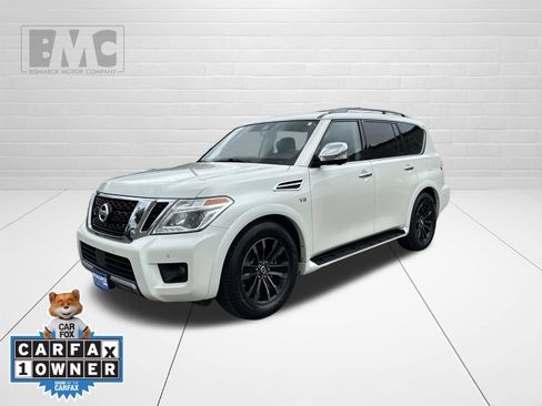 Used 2020 Nissan Armada Platinum w/ Captain's Chairs Package AWD/4WD image 1