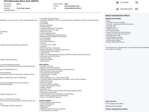 Used 2018 Mercedes-Benz GLE 350 4MATIC image 5