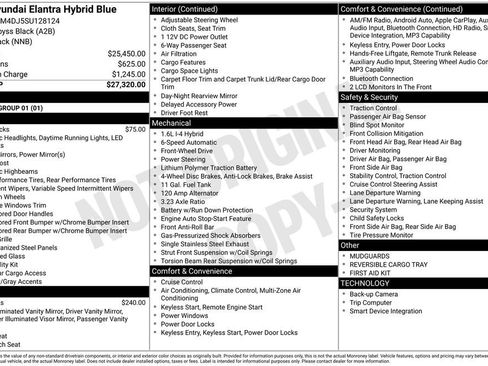 New 2025 Hyundai Elantra Blue image 3