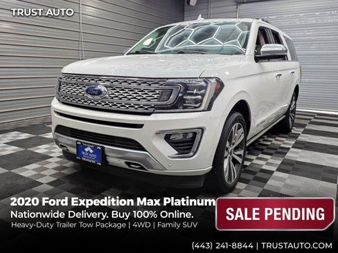 Used 2020 Ford Expedition Max Platinum AWD/4WD image 1