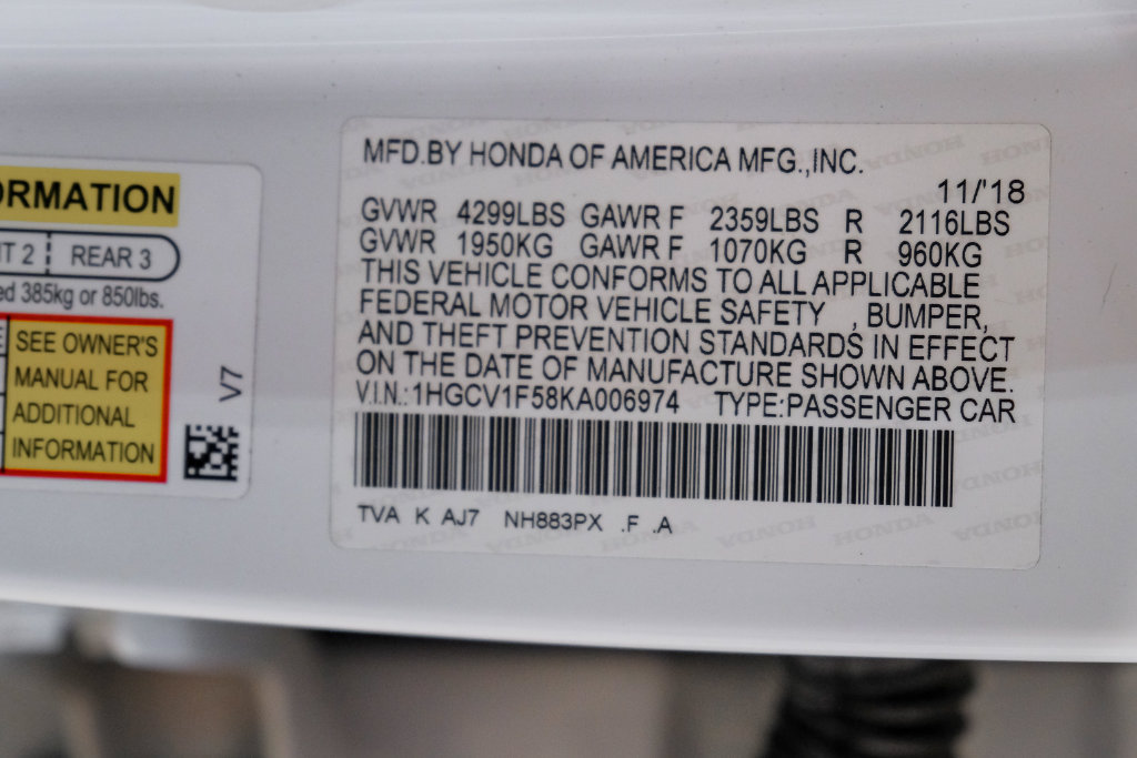 Used 2019 Honda Accord EX-L image 73