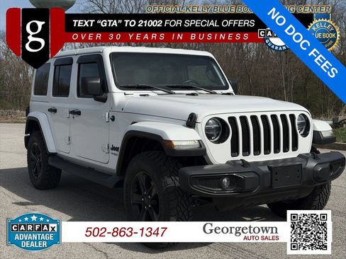 Used 2021 Jeep Wrangler Unlimited Sahara AWD/4WD image 1