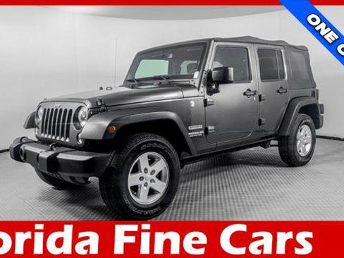 Used 2017 Jeep Wrangler Unlimited Sport w/ Quick Order Package 23S AWD/4WD image 1