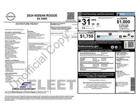 Used 2024 Nissan Rogue SV image 35