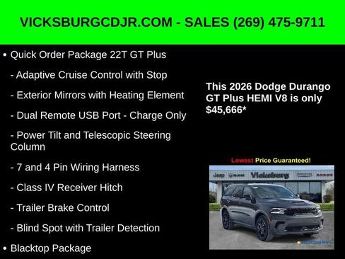 New 2026 Dodge Durango GT image 27