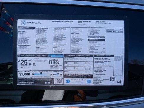 New 2026 Buick Envision Avenir image 29