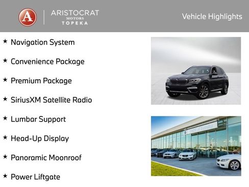 Used 2019 BMW X3 xDrive30i w/ Premium Package AWD/4WD image 2