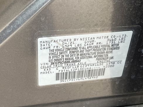 Used 2021 Nissan Kicks SV FWD image 26
