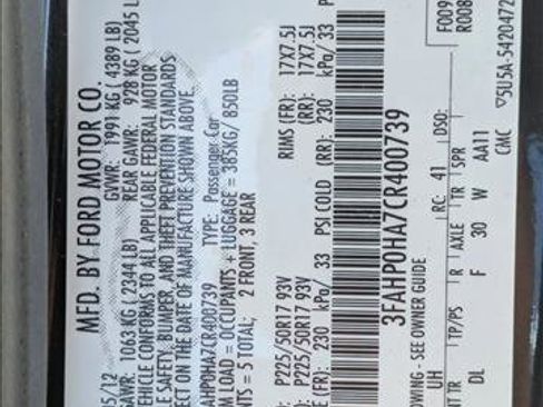 Used 2012 Ford Fusion SE image 25