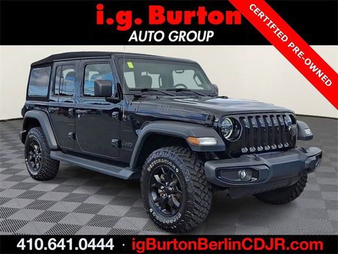 Used 2021 Jeep Wrangler Unlimited Sport image 1